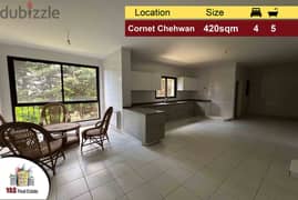 Cornet Chehwan 420m2 | Panoramic View | Well Lighted | NE | 0