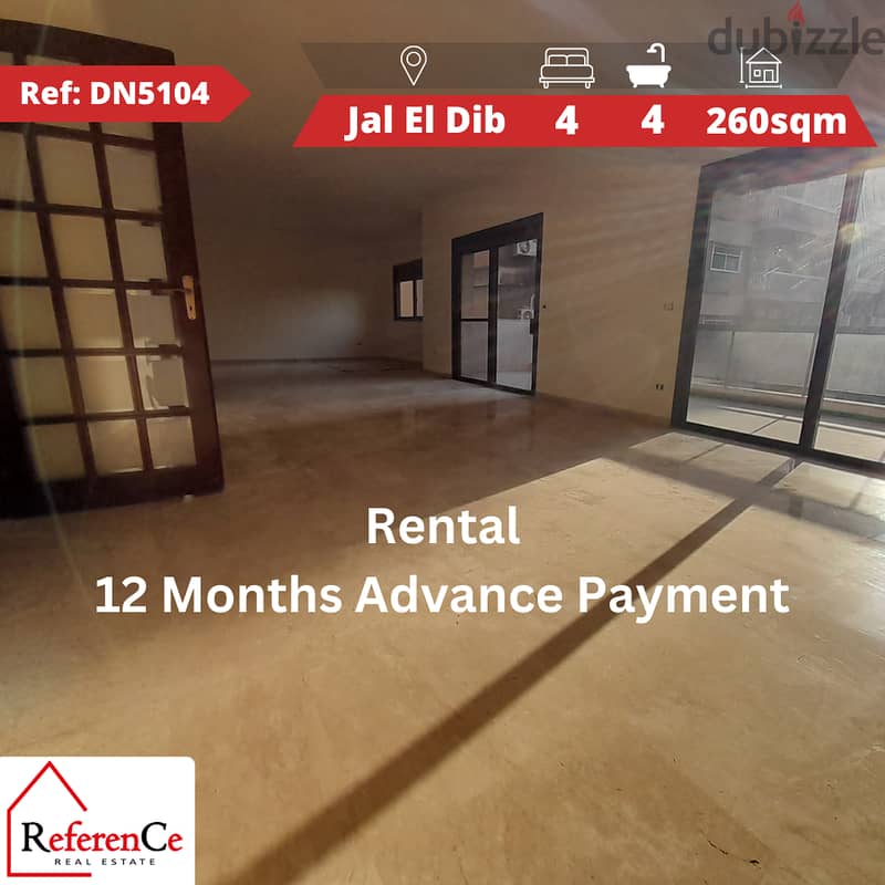 Available apartment in Jal El Dib شقة متاحة في جل الديب 0