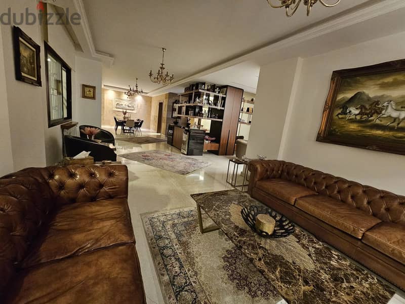 Naccache/ Apartment Furnished for Sale+Garden -نقاش/ شقة مفروشة للبيع 0