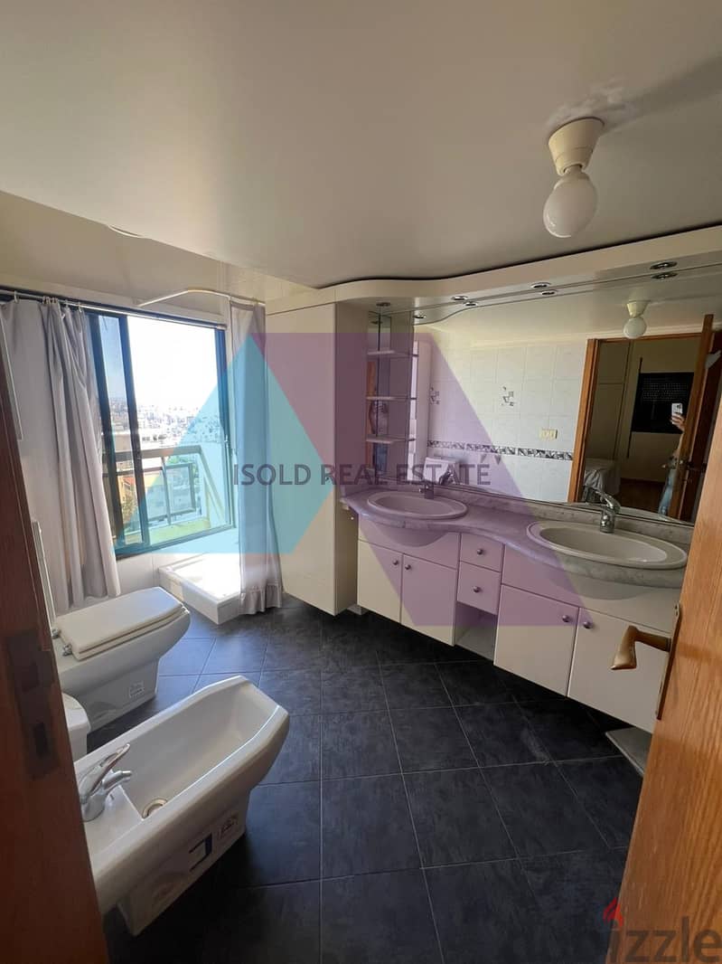 Furnished 230 m2 apartment with Panoramic sea view for sale in Jounieh 12