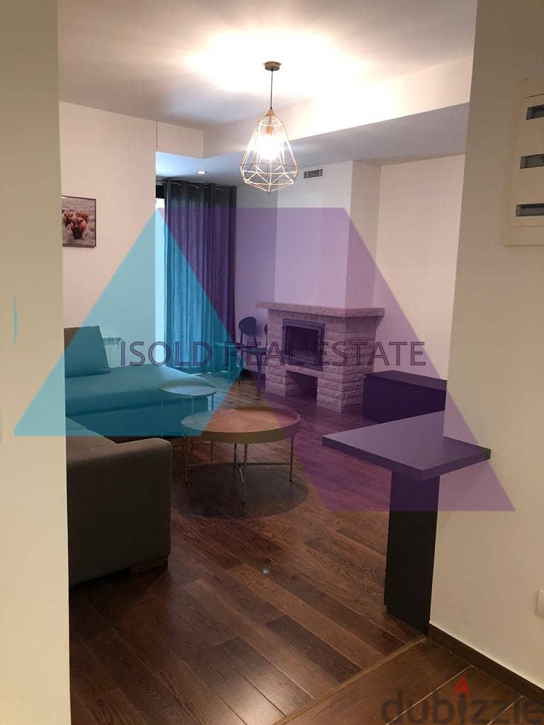 Furnishe & Equipped 1 Bedroom Chalet+75 Sqm Garden For Sale in Faqra 7