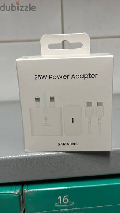 Samsung adapter 25w white 3pin+cable