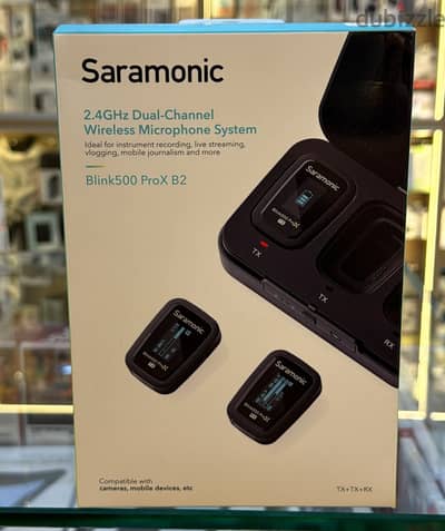 Saramonic Blink 500 proX B2 2.4ghz Dual-channel wireless microphone s