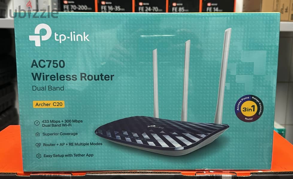 Tp-link Archer c20 Ac750 wireless dual band router original & best off 0