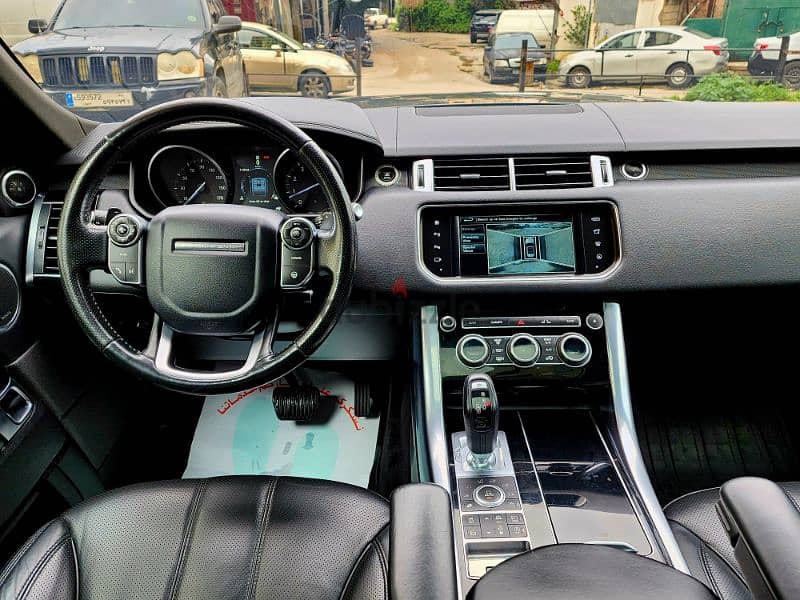 Range Rover Sport DYNAMIC V8 4WD 2016 FULL+HEAD UP DISPLAY  شبه جديد 15