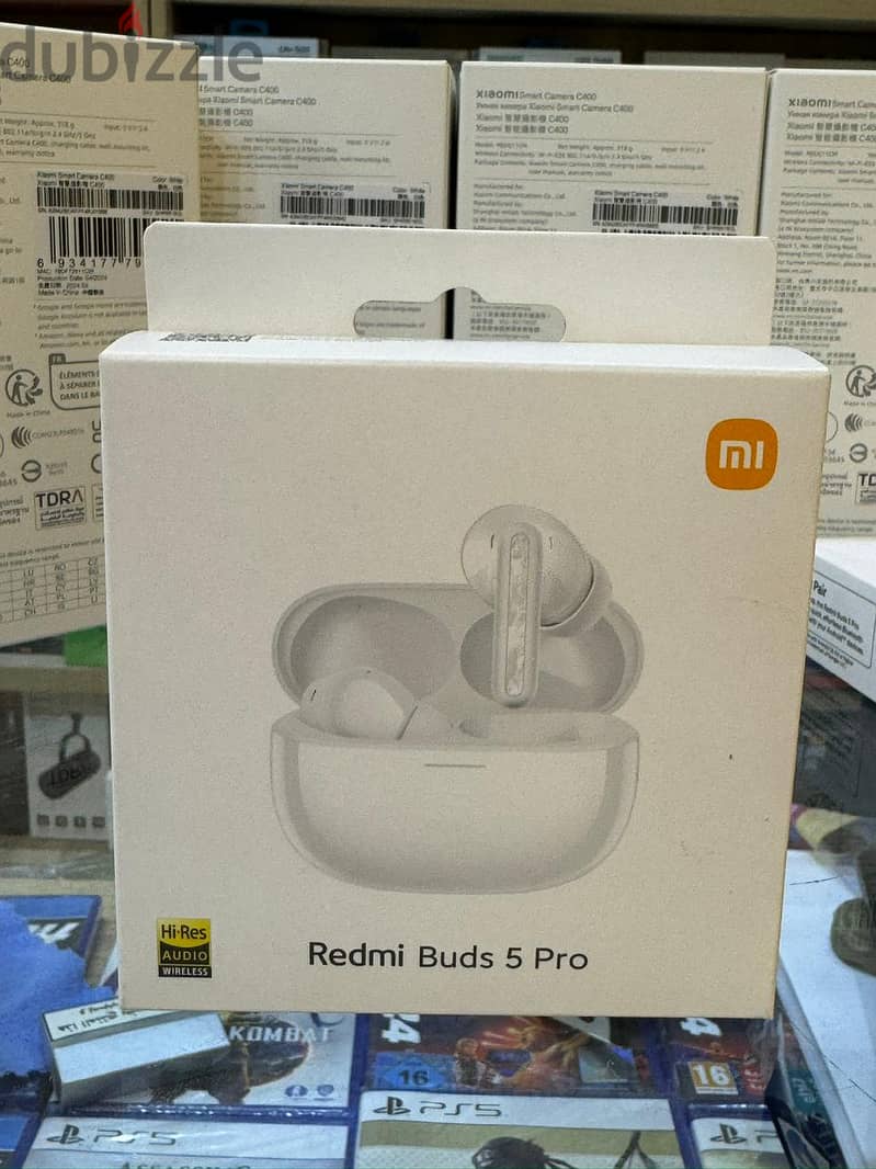 Xiaomi Redmi Buds 5 pro moonlight white amazing & good offer 0