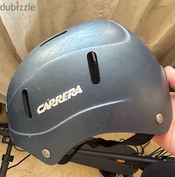 Xiaomi scooter pro 2 with box and charger + Carrera Helmet 3