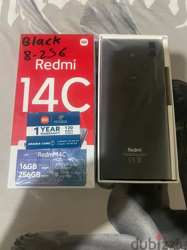 redmi 14c 8+8ram 256gb new 1 years warranty 120 days screen changer 3