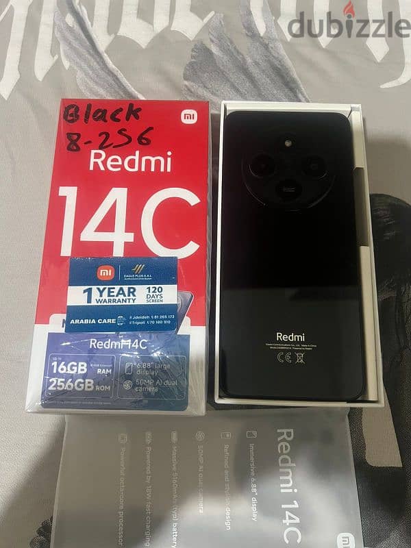 redmi 14c 8+8ram 256gb new 1 years warranty 120 days screen changer 4