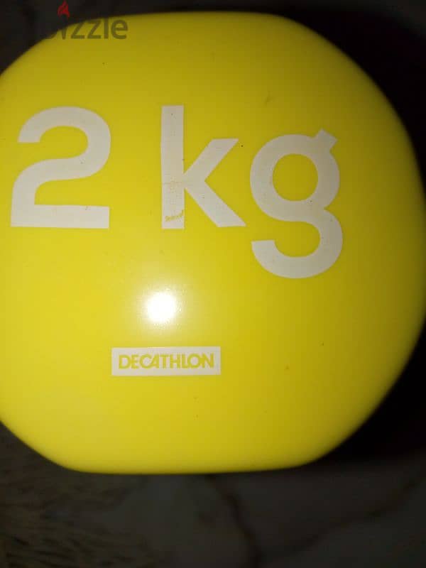 dumbbell 2kg from decathlon 1