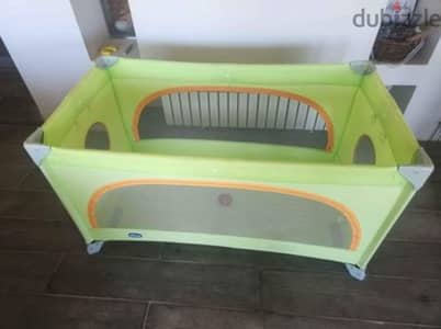 child bed Chicco foldable/parc 60$