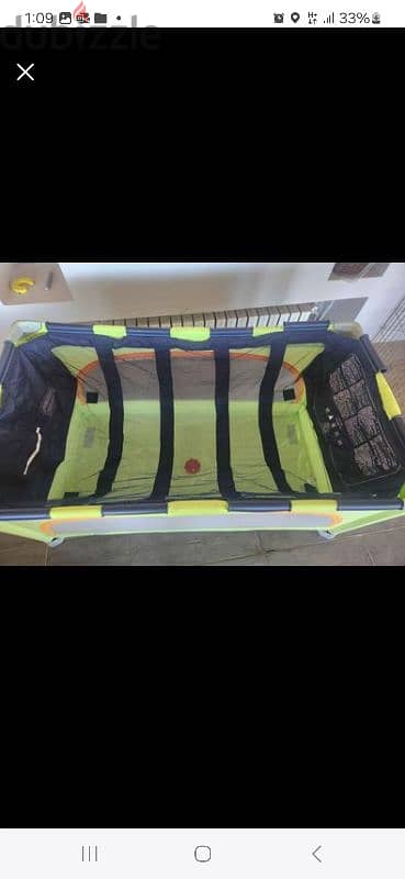 child bed Chicco foldable/parc 60$ 2