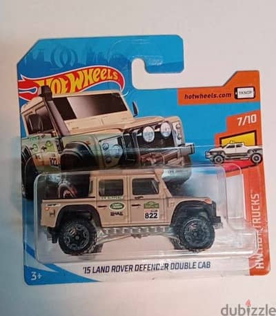 15 Land Rover Defender DoubleCab Hotwheels diecast car model 1;64
                                title=