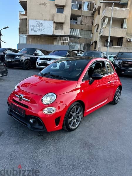 Fiat Abarth 595 2020 red on black 1