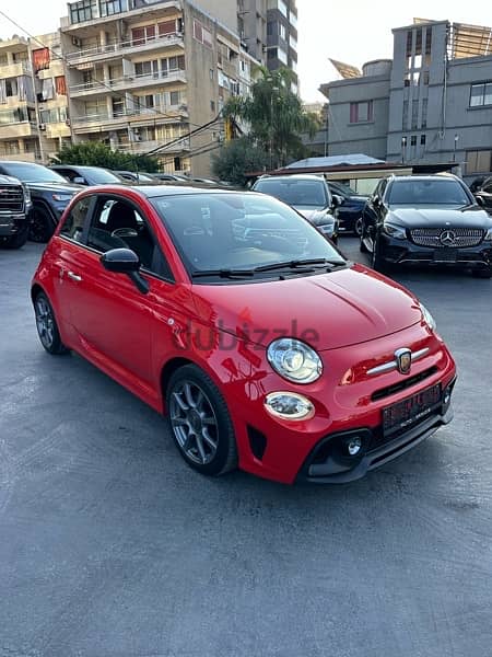 Fiat Abarth 595 2020 red on black 2