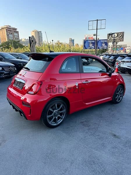 Fiat Abarth 595 2020 red on black 4