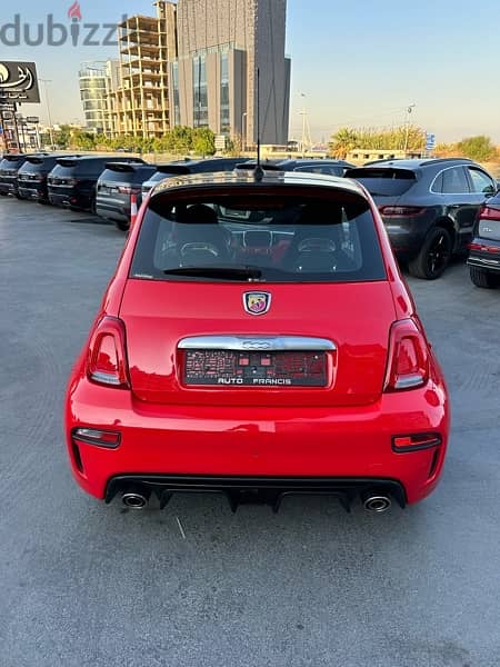 Fiat Abarth 595 2020 red on black 5