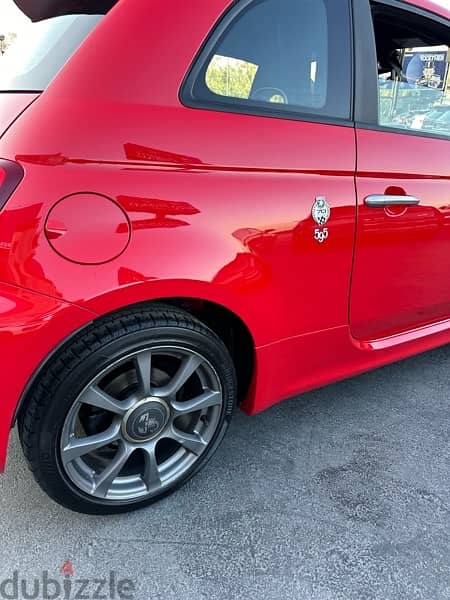 Fiat Abarth 595 2020 red on black 6