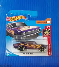 '68 Chevy Nova Hotwheels diecast car model 1;64 0