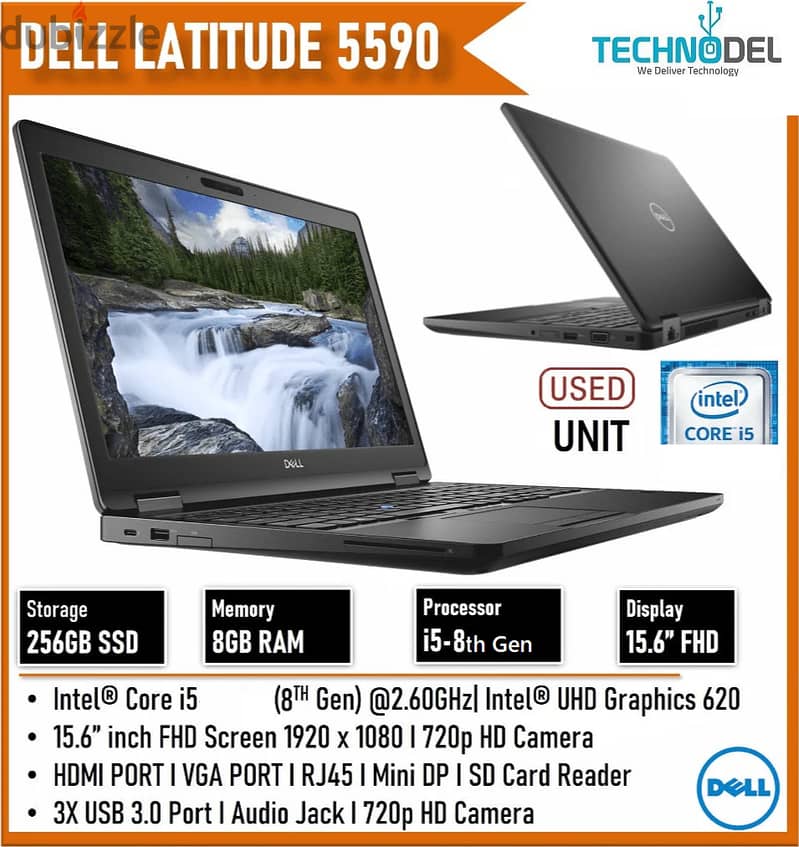 DELL 5590 8TH GEN I5 15.6 0