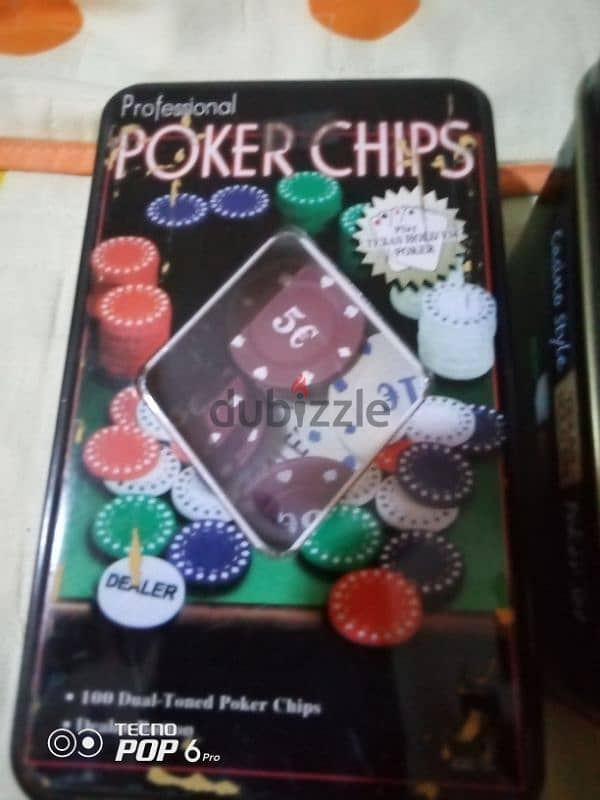 2 boxes poker chips 2