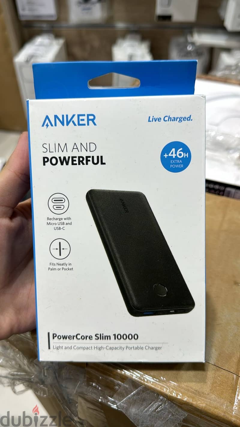 Anker Powercore slim 10000mah power bank amazing & new price 0