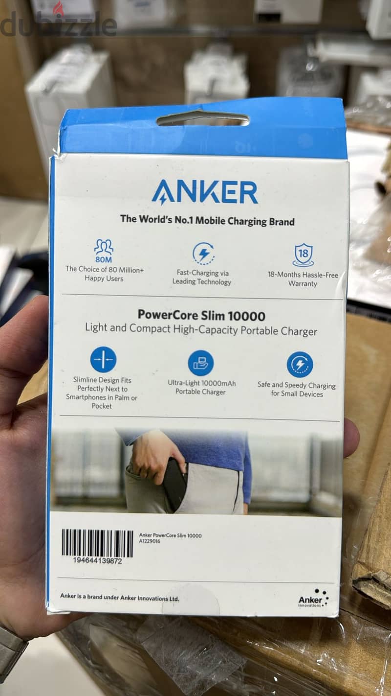 Anker Powercore slim 10000mah power bank amazing & new price 1