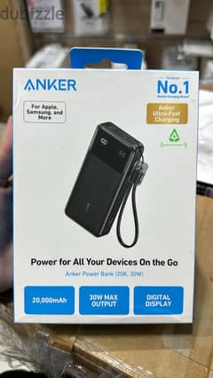 Anker Power Bank (20k,30w) with Digital Display amazing & good offer 0