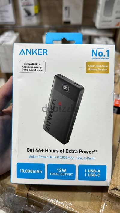 Anker Power Bank (10,000mah, 12w ,2port) exclusive & new price