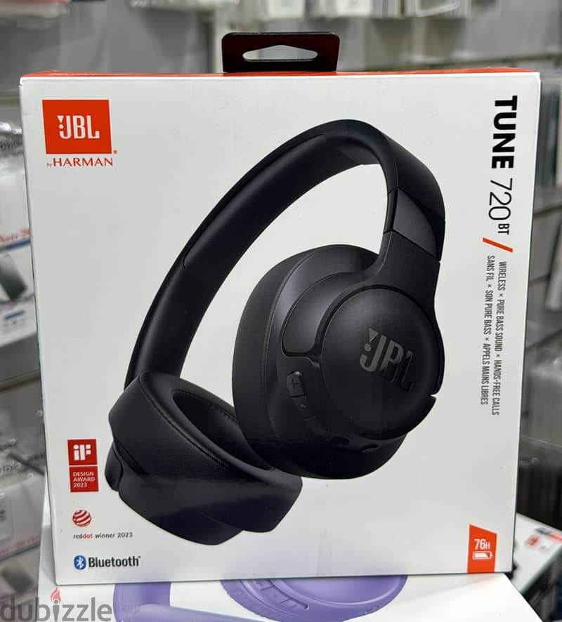 Jbl Tune 720bt black exclusive & good price 0