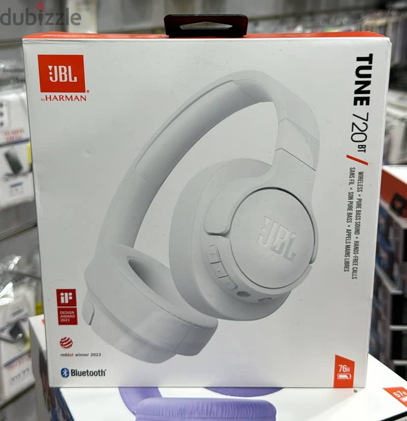 Jbl Tune 720bt white great & new price 0