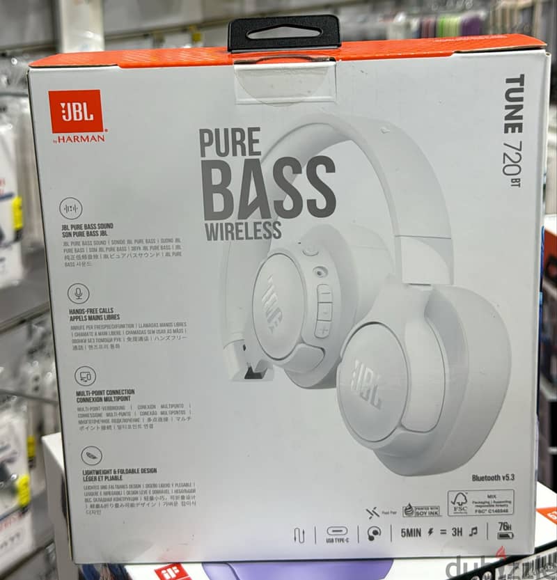 Jbl Tune 720bt white great & new price 1