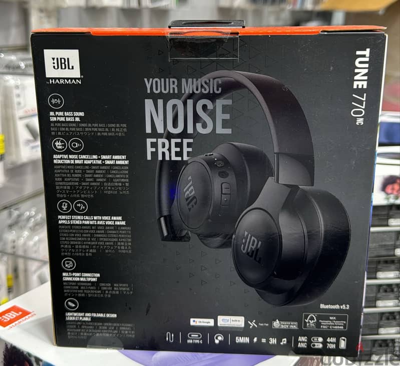 Jbl tune 770nc black amazing & original price 1