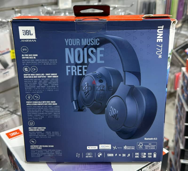 Jbl tune 770nc blue great & original price 1