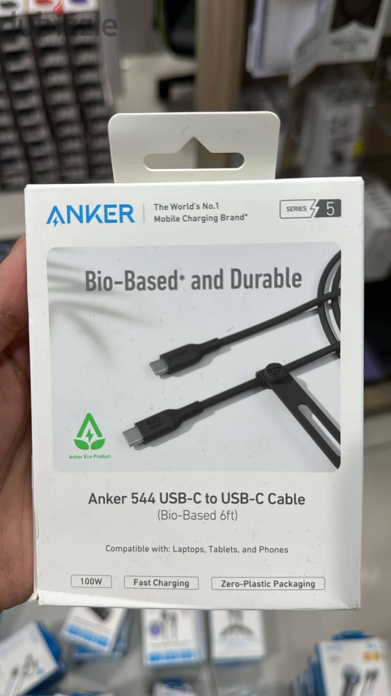 Anker 544 usb-c to usb-c cable 100w 6ft amazing & best price 0