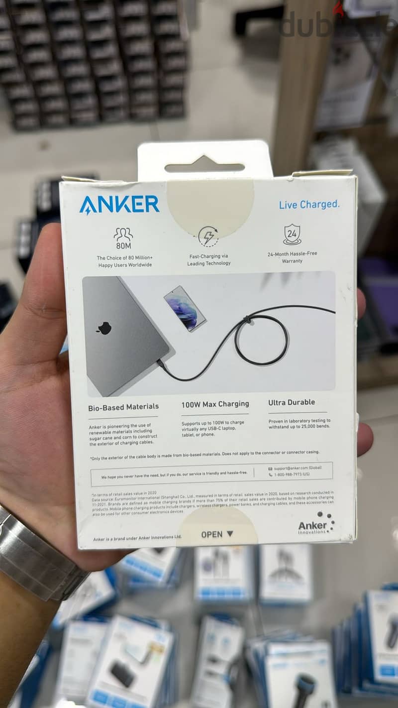 Anker 544 usb-c to usb-c cable 100w 6ft amazing & best price 1