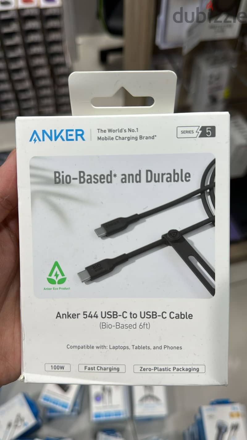 Anker 544 usb-c to usb-c cable 100w 6ft 0