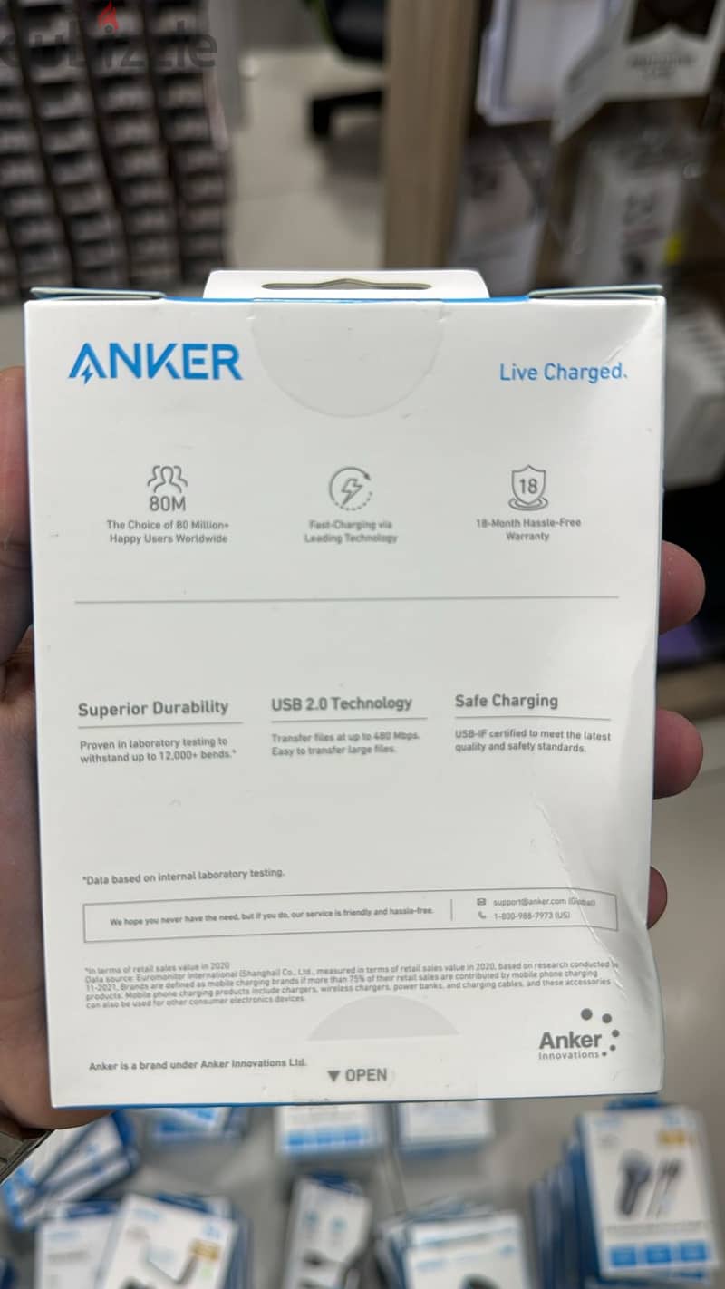 Anker 322 usb-a to usb-c braided cable 6ft exclusive & new price 1