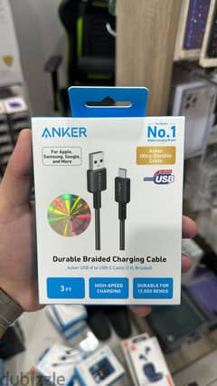 Anker usb-a to usb-c 3ft braided cable original & last price 0