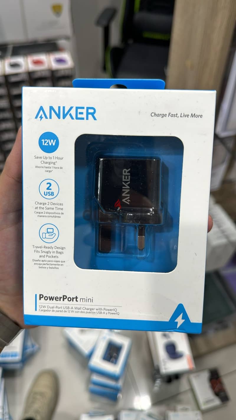 Anker powerport mini 12w dual port usb-a adapter amazing & last price 0