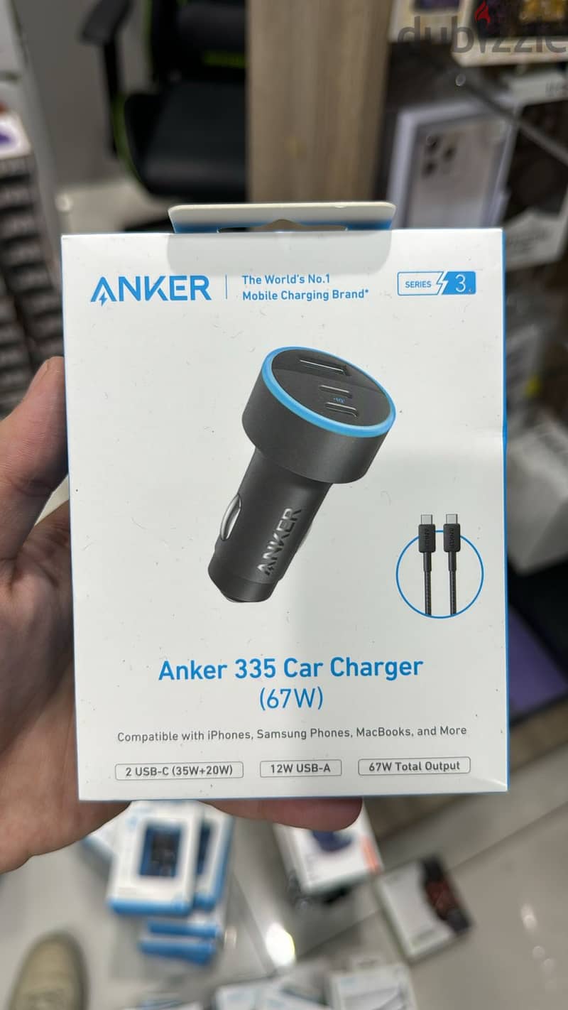 Anker 335 car charger (67w) original & last price 0