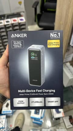 Anker prime 27,650mah power bank (250w)smart app 0