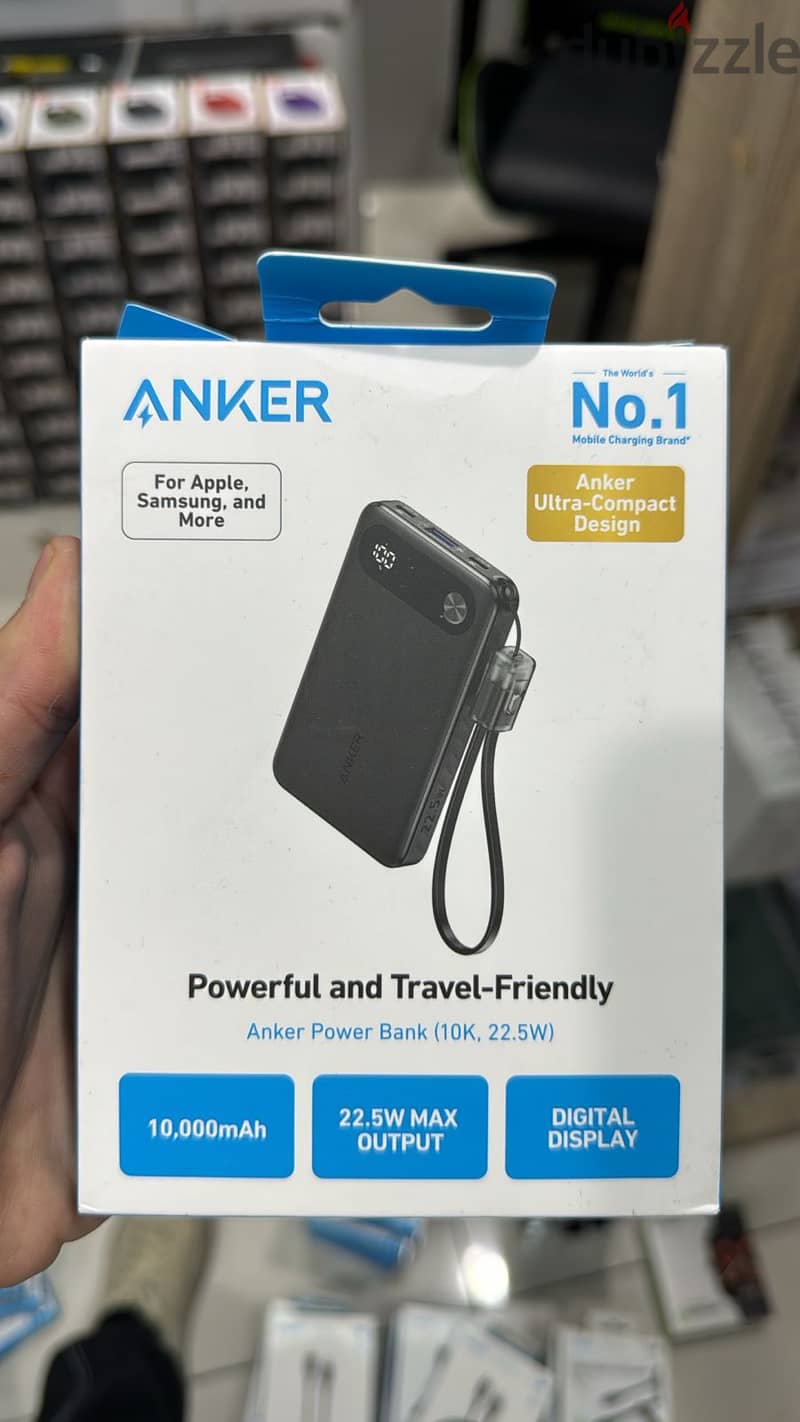 Anker powerbank (10k,22.5w) digital display exclusive & new price 0