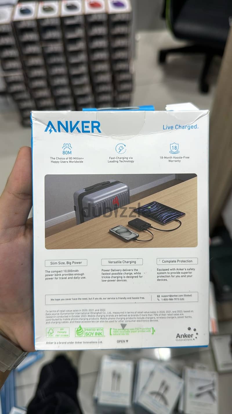 Anker powerbank (10k,22.5w) digital display exclusive & new price 1