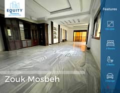 185SQM Apartment For Sale In Zouk Mosbehشقة للبيع في زوق مصبح#RK101025 0