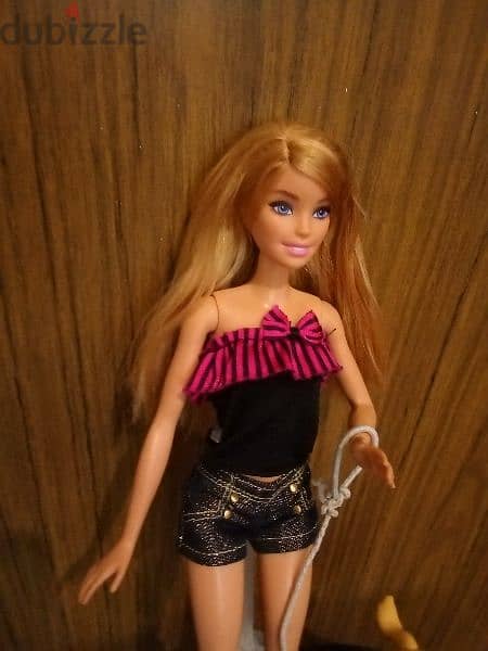 "Barbie SPLISH PUP" as new doll Mattel 2017 flex legs +Dog, both=28$ 11