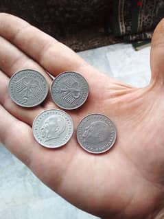 4 german coins 0