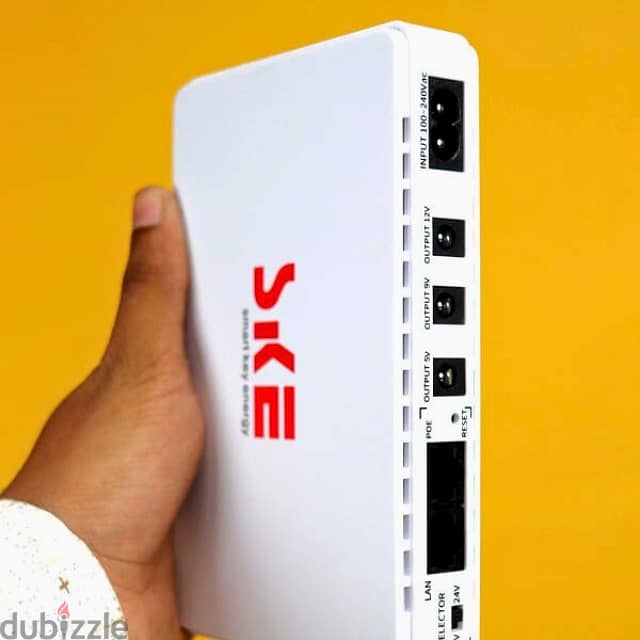 SKE UPS Router Backup WIFI Power Supply, 8800mAh, 9V/12V 3