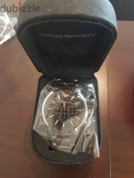 Genuine Emporio Armani Silver and Black watch 3