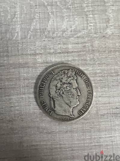 Louis Philippe 1 silver coin